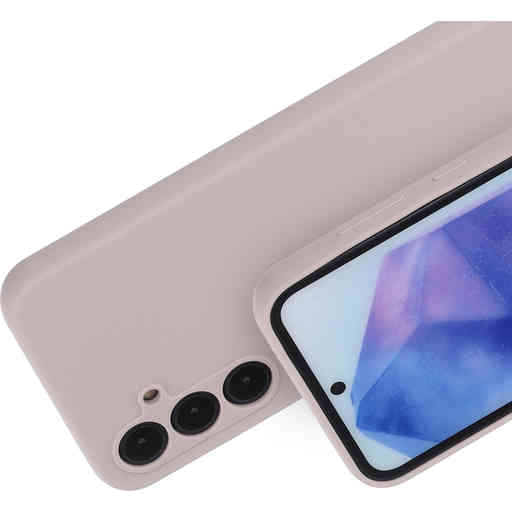 Mobiparts Silicone Cover Samsung Galaxy A55 Soft Salmon