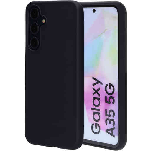 Mobiparts Silicone Cover Samsung Galaxy A35 Black