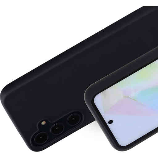 Mobiparts Silicone Cover Samsung Galaxy A35 Black