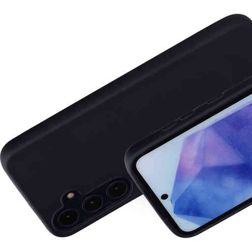 Mobiparts Silicone Cover Samsung Galaxy A55 Black