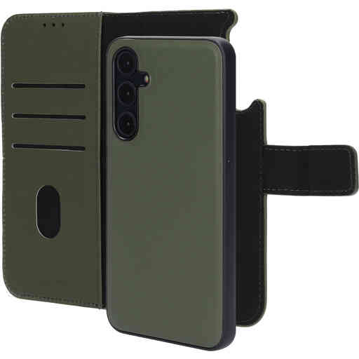 Mobiparts Leather 2 in 1 Wallet Case Samsung Galaxy A35 (2024) Green