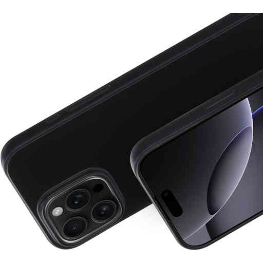 Mobiparts Classic TPU Case Apple iPhone 16 Pro Max Matt Black
