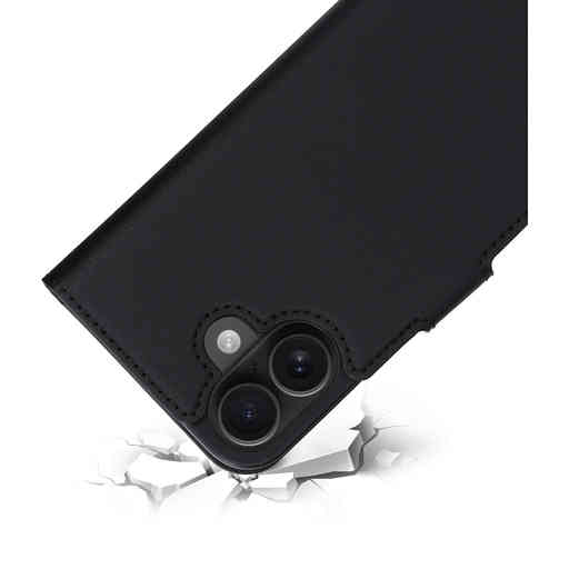 Mobiparts Classic Wallet Case Apple iPhone 16 Black (MagSafe Compatible)