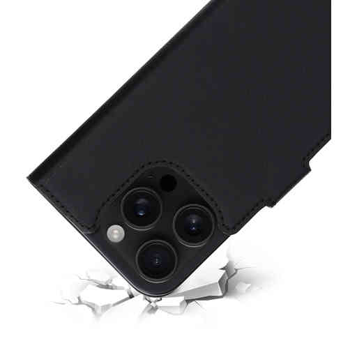 Mobiparts Classic Wallet Case Apple iPhone 16 Pro Black (MagSafe Compatible)