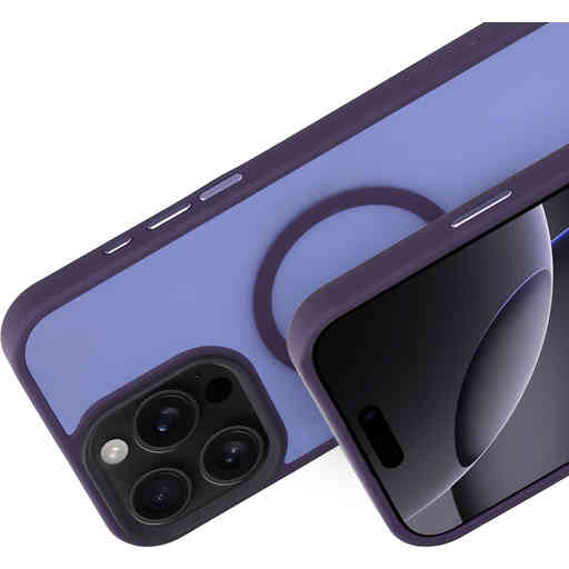 Mobiparts Hardcover Apple iPhone 16 Pro Max Satin Purple (Magsafe Compatible)