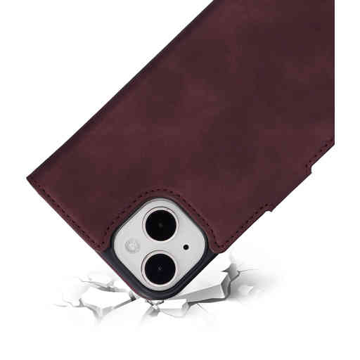 Mobiparts Classic Wallet Case Apple iPhone 15/14/13 Velvet Red