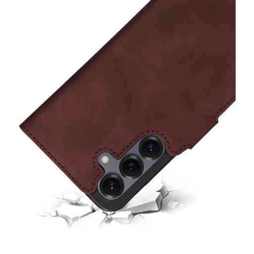 Mobiparts Classic Wallet Case Samsung Galaxy S25 Velvet Red (MagSafe Compatible)