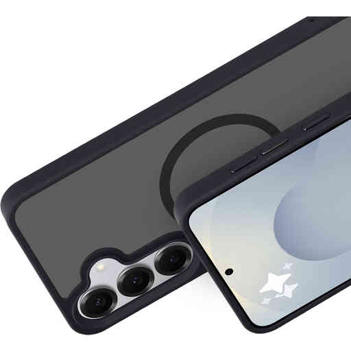 Mobiparts Hardcover Samsung Galaxy S25 Plus Satin Black (Magsafe Compatible)