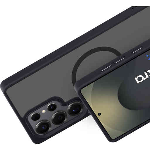 Mobiparts Hardcover Samsung Galaxy S25 Ultra Satin Black (Magsafe Compatible)