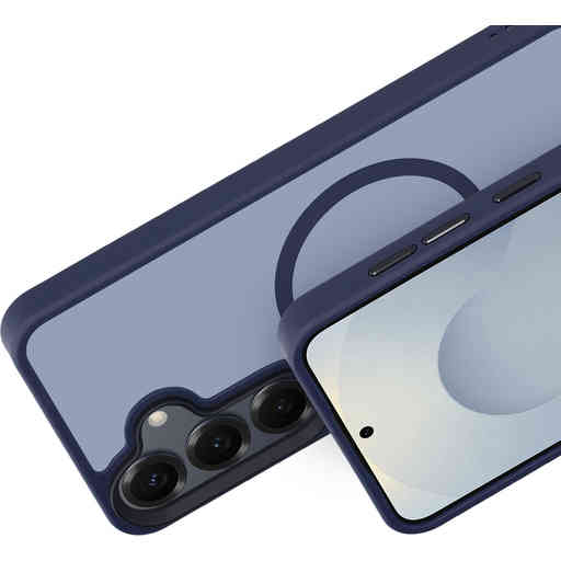 Mobiparts Hardcover Samsung Galaxy S25 Satin Blue (Magsafe Compatible)