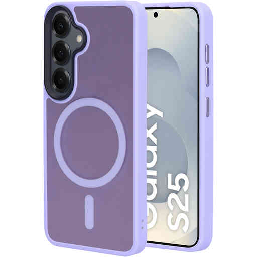 Mobiparts Hardcover Samsung Galaxy S25 Satin Lila (Magsafe Compatible)