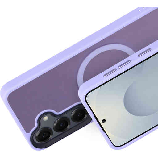 Mobiparts Hardcover Samsung Galaxy S25 Satin Lila (Magsafe Compatible)