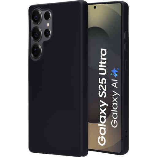 Mobiparts Silicone Cover Samsung Galaxy S25 Ultra Black