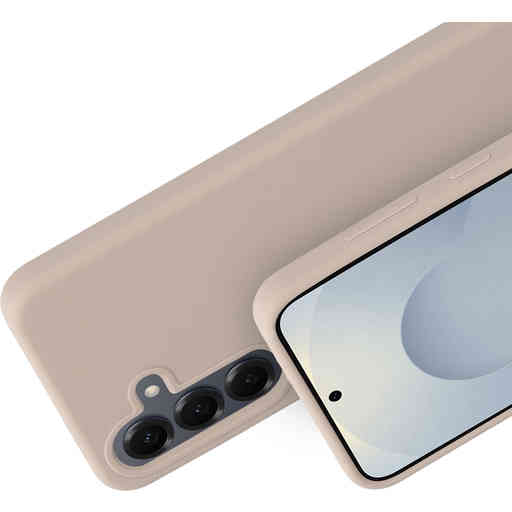 Mobiparts Silicone Cover Samsung Galaxy S25 Soft Salmon