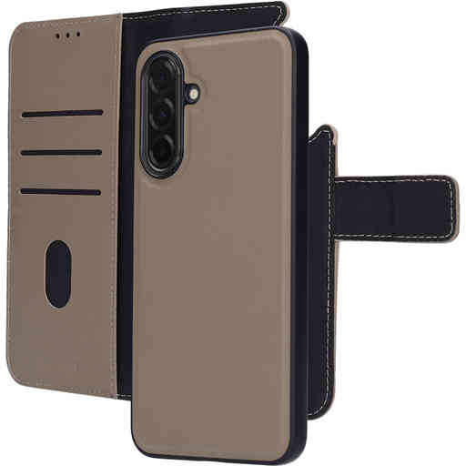 Mobiparts Leather 2 in 1 Wallet Case Samsung Galaxy A36 Taupe