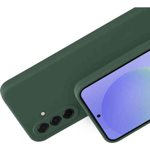 Mobiparts Silicone Cover Samsung Galaxy A36 Forest Green