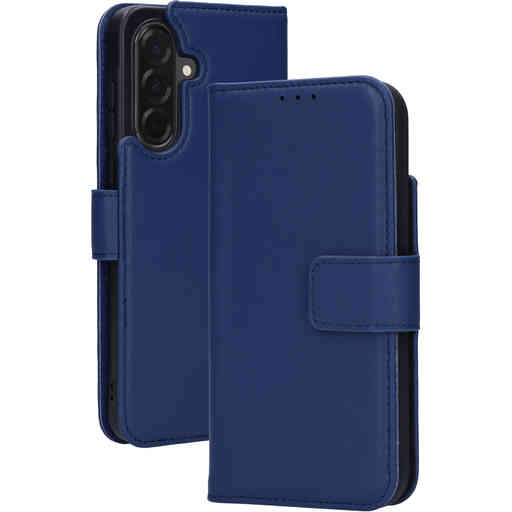 Mobiparts Leather Wallet Case Samsung Galaxy A36 Blue