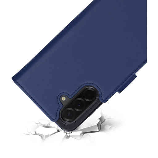 Mobiparts Leather Wallet Case Samsung Galaxy A36 Blue