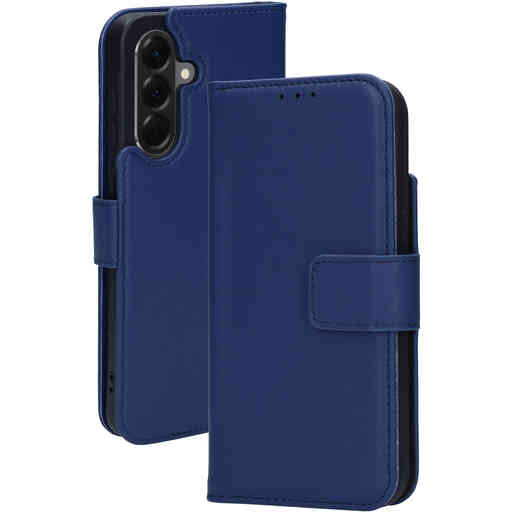 Mobiparts Leather Wallet Case Samsung Galaxy A56 Blue