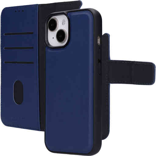 Mobiparts Leather 2 in 1 Wallet Case Apple iPhone 15/14 Blue