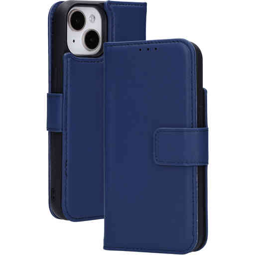 Mobiparts Leather 2 in 1 Wallet Case Apple iPhone 15/14 Blue