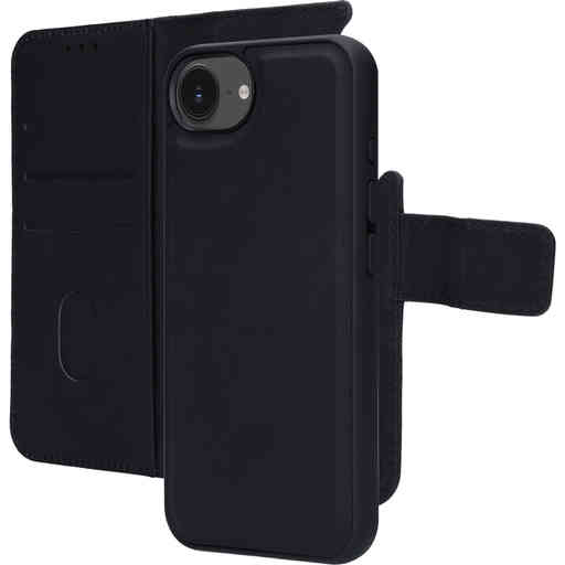 Mobiparts Leather 2 in 1 Wallet Case Apple iPhone 16e Black