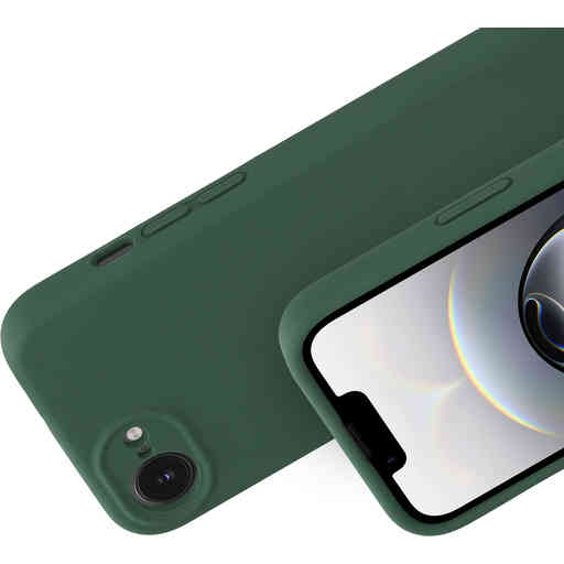 Mobiparts Silicone Cover Apple iPhone 16e Forest Green