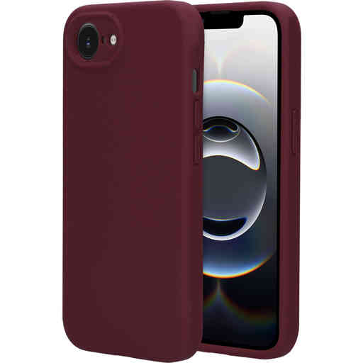 Mobiparts Silicone Cover Apple iPhone 16e Plum Red