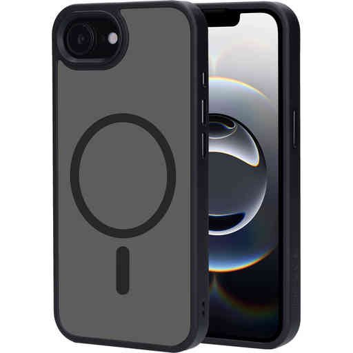 Mobiparts Hardcover Apple iPhone 16e Satin Black (Magsafe Compatible)