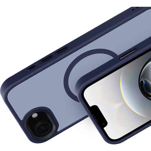 Mobiparts Hardcover Apple iPhone 16e Satin Blue (Magsafe Compatible)