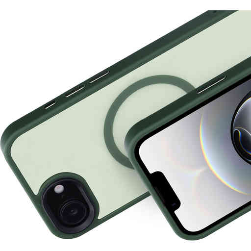 Mobiparts Hardcover Apple iPhone 16e Satin Green(Magsafe Compatible)