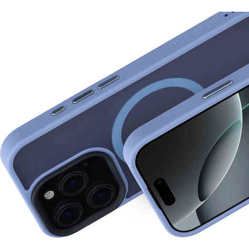 Mobiparts Hardcover Apple iPhone 16 Pro Satin Light Blue(Magsafe Compatible)