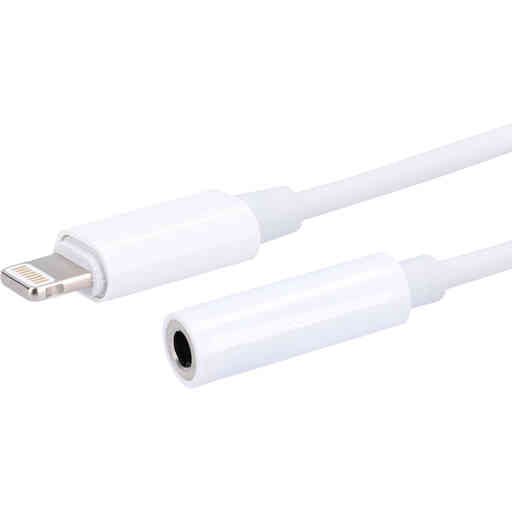 Mobiparts Apple Lightning to 3.5 mm Jack Adapter White (bulk)