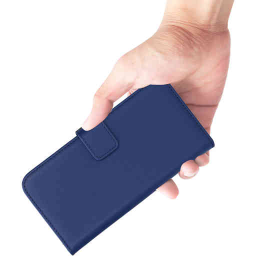 Mobiparts Leather Wallet Case Samsung Galaxy S25 Edge Blue