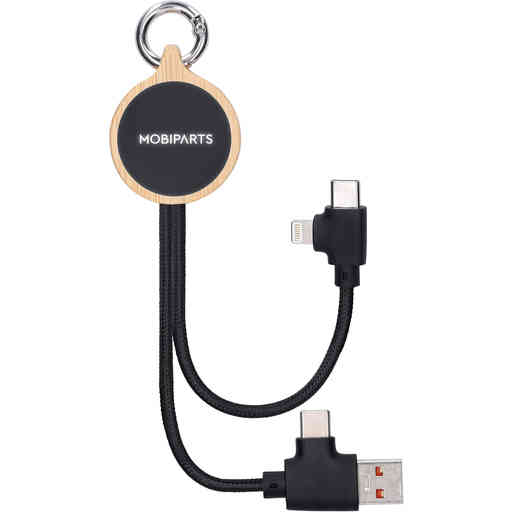 Mobiparts 4-in-1 Multicable Bamboo