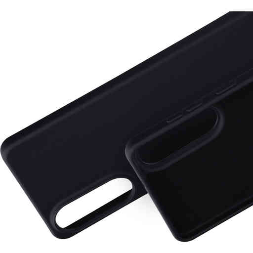 Mobiparts Silicone Cover Samsung Galaxy S25 Edge Black