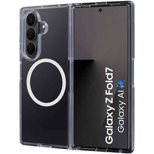 Mobiparts Hardcover Samsung Galaxy Z Fold 7 Clear (Magsafe Compatible)