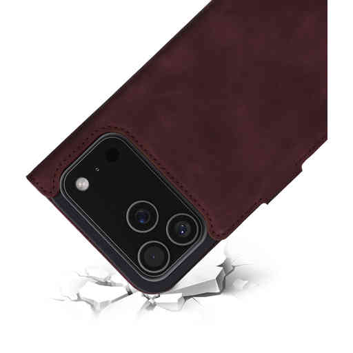 Mobiparts Classic Wallet Case Apple iPhone 17 Pro Max Velvet Red (MagSafe Compatible)