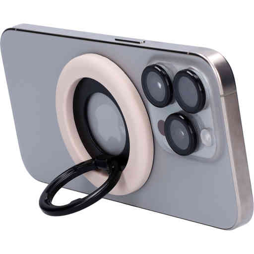 Mobiparts MagSafe Ring with Standfunction Matt Beige