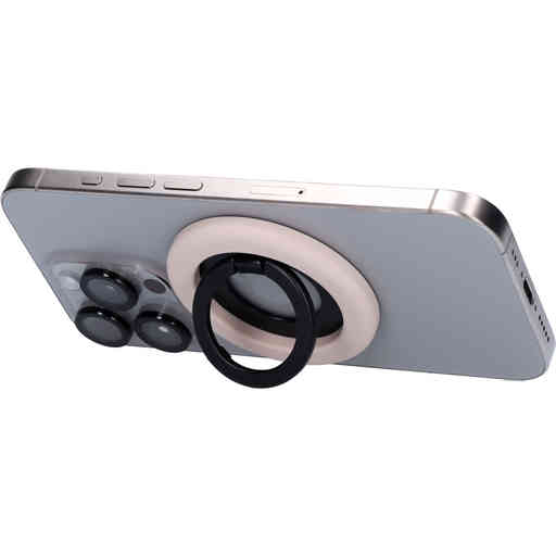 Mobiparts MagSafe Ring with Standfunction Matt Beige