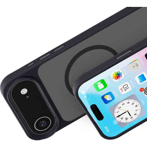 Mobiparts Hardcover Apple iPhone Air Satin Black (Magsafe Compatible)