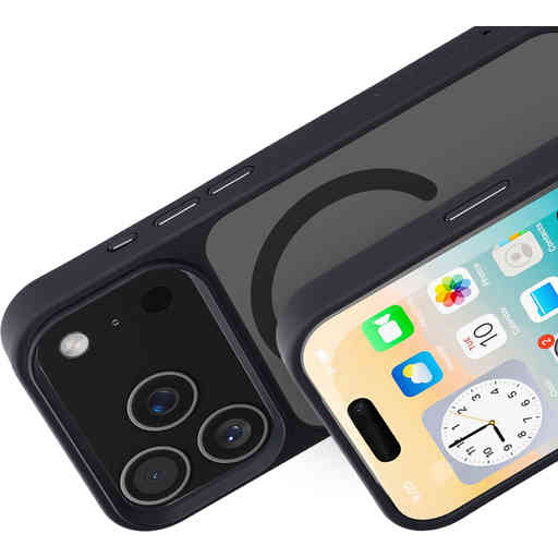 Mobiparts Hardcover Apple iPhone 17 Pro Satin Black (Magsafe Compatible)