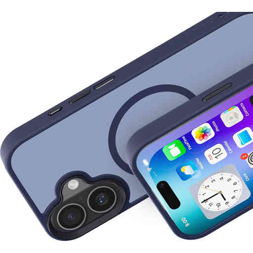 Mobiparts Hardcover Apple iPhone 17 Satin Blue (Magsafe Compatible)