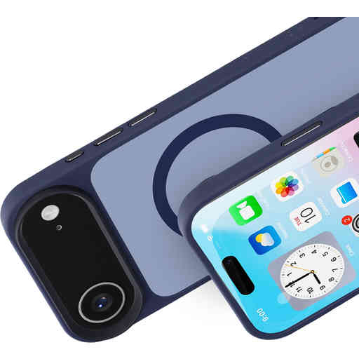 Mobiparts Hardcover Apple iPhone Air Satin Blue (Magsafe Compatible)