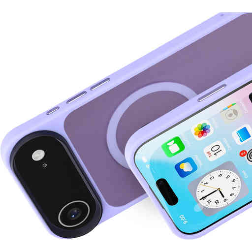 Mobiparts Hardcover Apple iPhone Air Satin Lila (Magsafe Compatible)