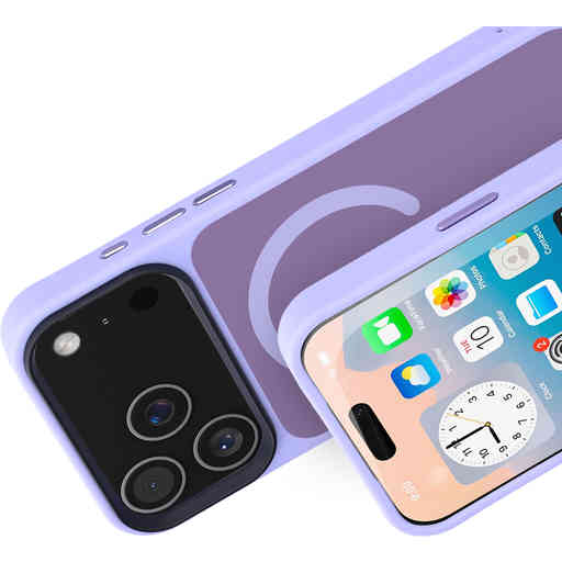Mobiparts Hardcover Apple iPhone 17 Pro Max Satin Lila (Magsafe Compatible)