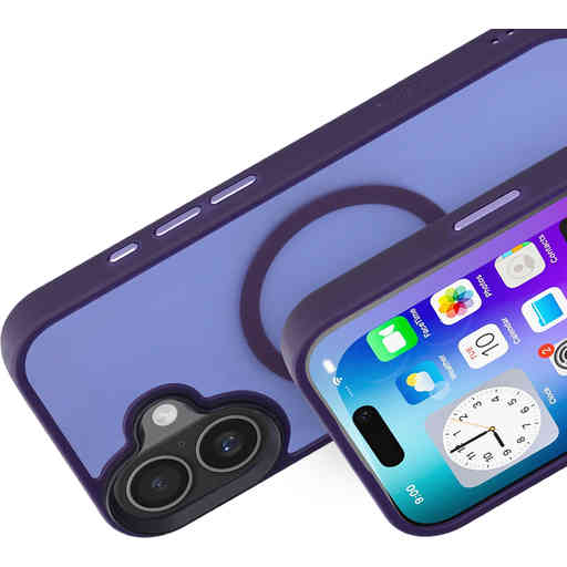 Mobiparts Hardcover Apple iPhone 17 Satin Purple (Magsafe Compatible)