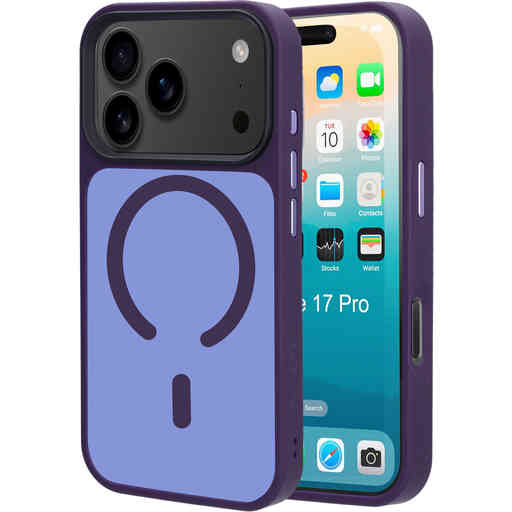 Mobiparts Hardcover Apple iPhone 17 Pro Satin Purple (Magsafe Compatible)