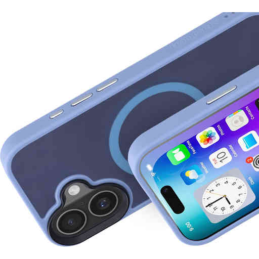 Mobiparts Hardcover Apple iPhone 17 Satin Light Blue(Magsafe Compatible)