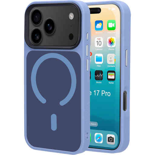 Mobiparts Hardcover Apple iPhone 17 Pro Satin Light Blue (Magsafe Compatible)